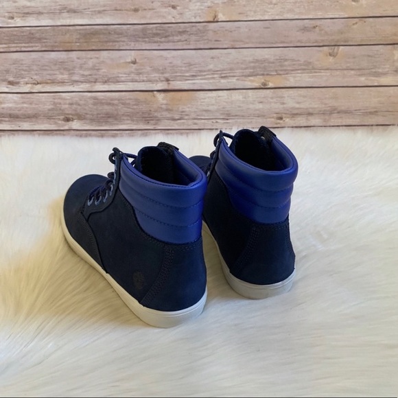 Timberland Dark Blue Nubuck Dausette Sneaker Boots - Picture 7 of 8